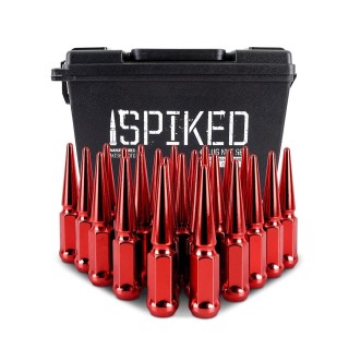 Nakrętki kół Spiked M14x1,5 czerwone 24 szt. Mishimoto - ujęcie 2