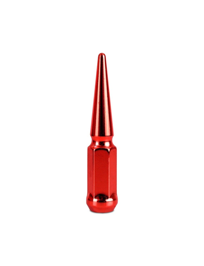 Nakrętki kół Spiked M14x1,5 czerwone 24 szt. Mishimoto
