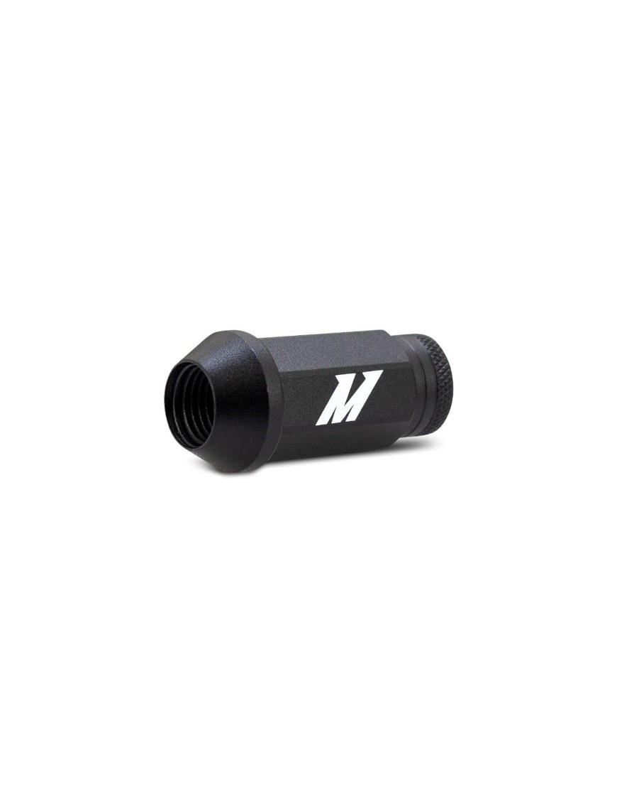 Nakrętki kół zabezpieczające M14x1,5 czarne 24 szt. Mishimoto