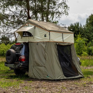 Przedsionek namiotu dachowego Wild Camp Hudson 160 zielony - ujęcie 2