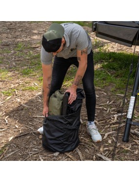 Przedsionek namiotu dachowego Wild Camp Hudson 160 zielony - ujęcie 8