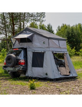 Przedsionek namiotu dachowego Wild Camp Hudson 160 szary