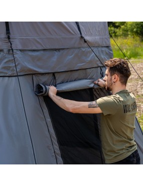 Przedsionek namiotu dachowego Wild Camp Hudson 160 szary