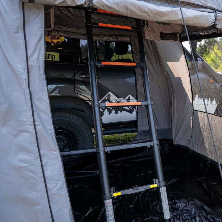 Przedsionek namiotu dachowego Wild Camp Hudson 160 szary - ujęcie 22