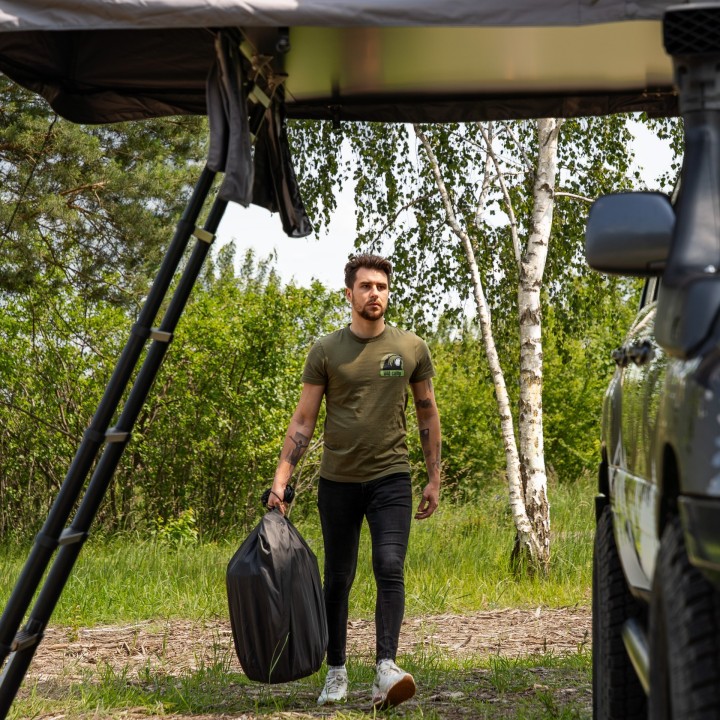 Przedsionek namiotu dachowego Wild Camp Hudson 180 szary - ujęcie 9