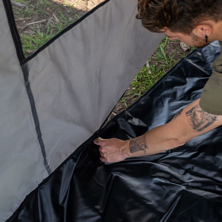 Przedsionek namiotu dachowego Wild Camp Hudson 180 szary - ujęcie 19