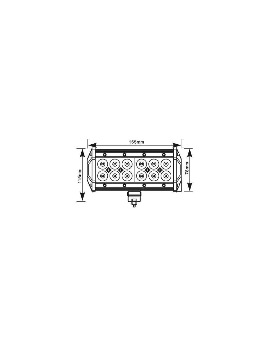 Listwa LED 36W FLOOD Habitat panel