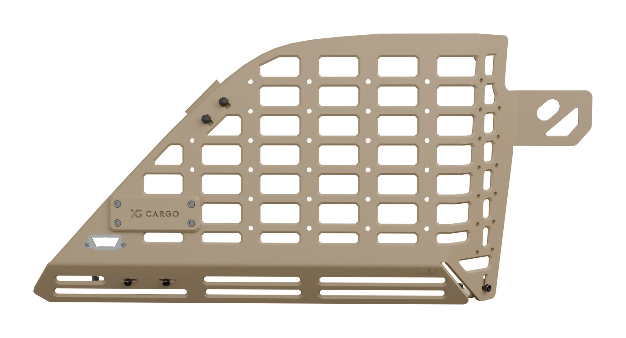 Aluminiowy panel MOLLE XG Cargo M Panel Stealth do Forda Bronco, kolor piaskowy