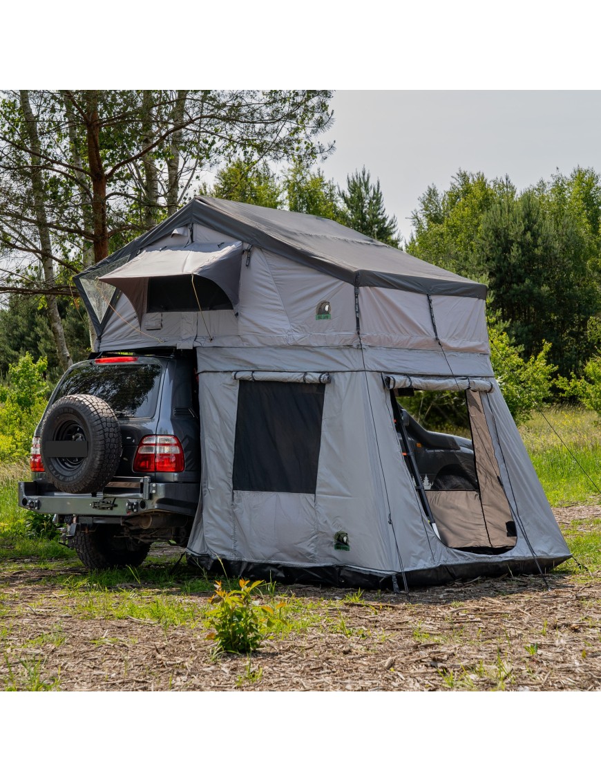 Przedsionek namiotu dachowego Wild Camp Hudson 220 szary