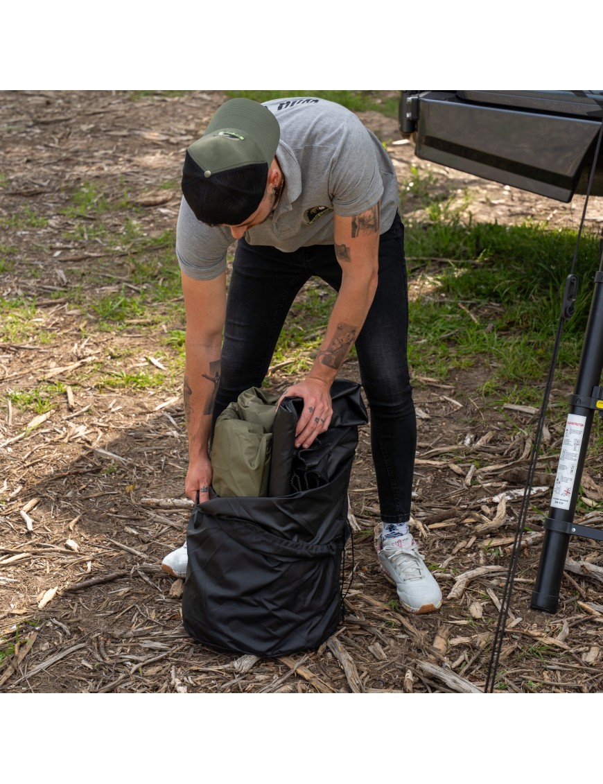 Przedsionek namiotu dachowego Wild Camp Hudson 220 zielony