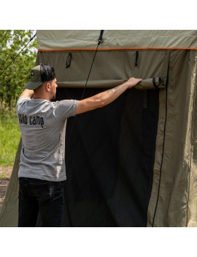 Przedsionek namiotu dachowego Wild Camp Hudson 220 zielony