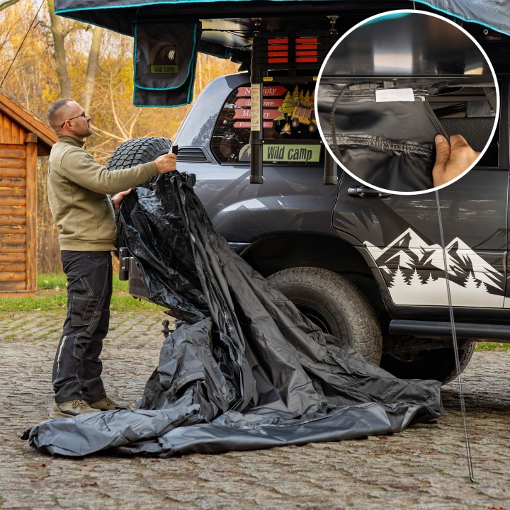 Przedsionek namiotu dachowego Wild Camp Missisipi II 220 DAY&NIGHT - ujęcie 9