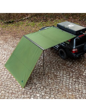 Frontowa ściana markizy klasycznej Wild Camp 2,5 x 2,5 m zielona