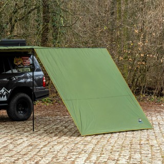Frontowa ściana markizy klasycznej Wild Camp 2,5 x 3 m zielona - ujęcie 2