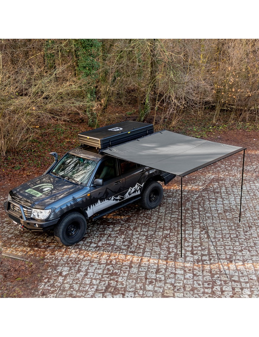 Zadaszenie markiza Wild Camp 2,5x2,5 m na bagażnik dachowy, szara