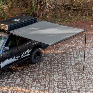 Zadaszenie markiza Wild Camp 2,5x3 m na bagażnik dachowy, szara