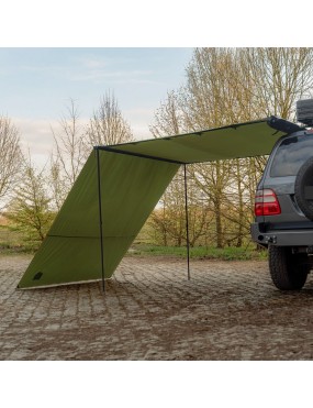 Ściana frontowa markizy Wild Camp 2 x 2,5 m zielona