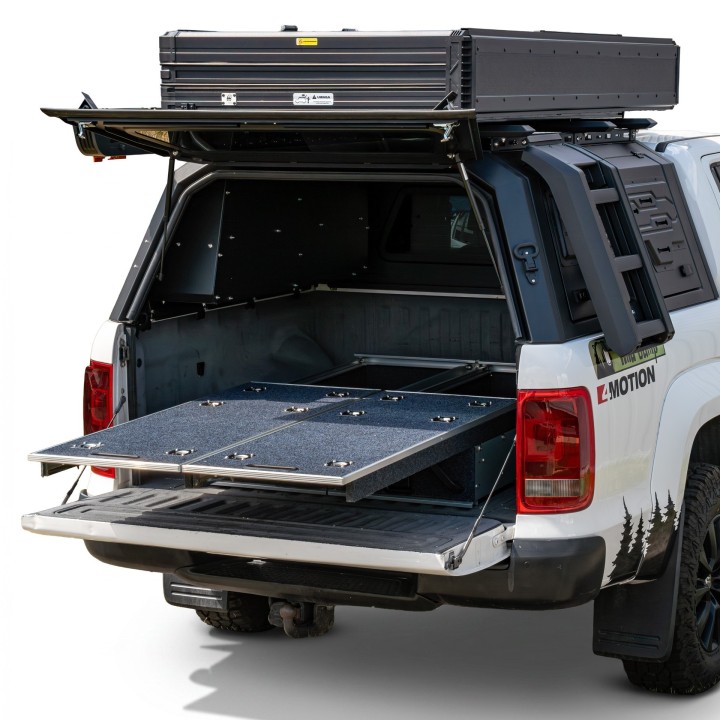 Szuflady do zabudowy bagażnika Wild Camp TM1301-27 Toyota Hilux - ujęcie 5