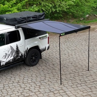 Markiza boczna Wild Camp Horizon w kasecie aluminiowej z LED