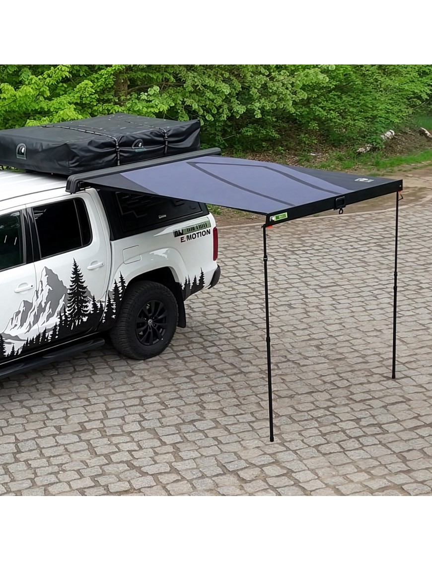 Markiza boczna Wild Camp Horizon w kasecie aluminiowej z LED
