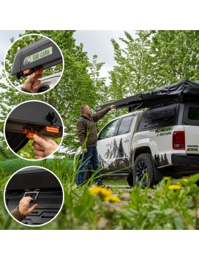 Markiza boczna Wild Camp Horizon w kasecie aluminiowej z LED