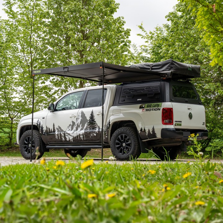 Markiza boczna Wild Camp Horizon w kasecie aluminiowej z LED - ujęcie 7