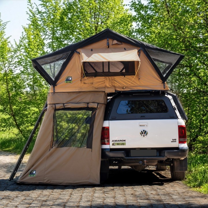 Przedsionek namiotu dachowego Wild Camp Ohio 160 Military - ujęcie 4