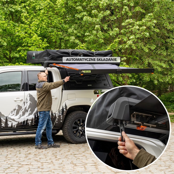 Markiza boczna Wild Camp Horizon w kasecie aluminiowej z LED - ujęcie 11