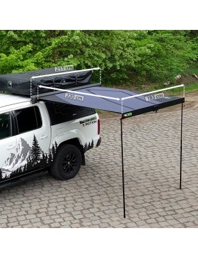 Markiza boczna Wild Camp Horizon w kasecie aluminiowej z LED