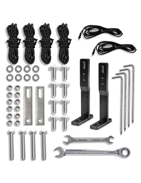 Markiza boczna Wild Camp Horizon w kasecie aluminiowej z LED