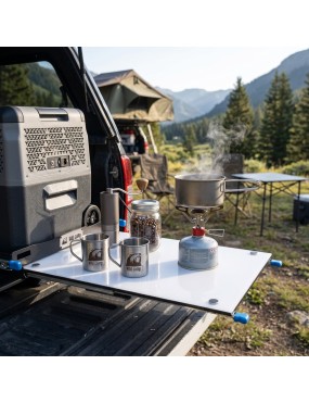 Szuflada Wild Camp FST-30 z wysuwanym stołem do lodówki 30–45 l