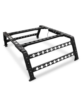 Bed Rack Wild Camp 130 cm z lampami LED – stelaż na pakę pickupa
