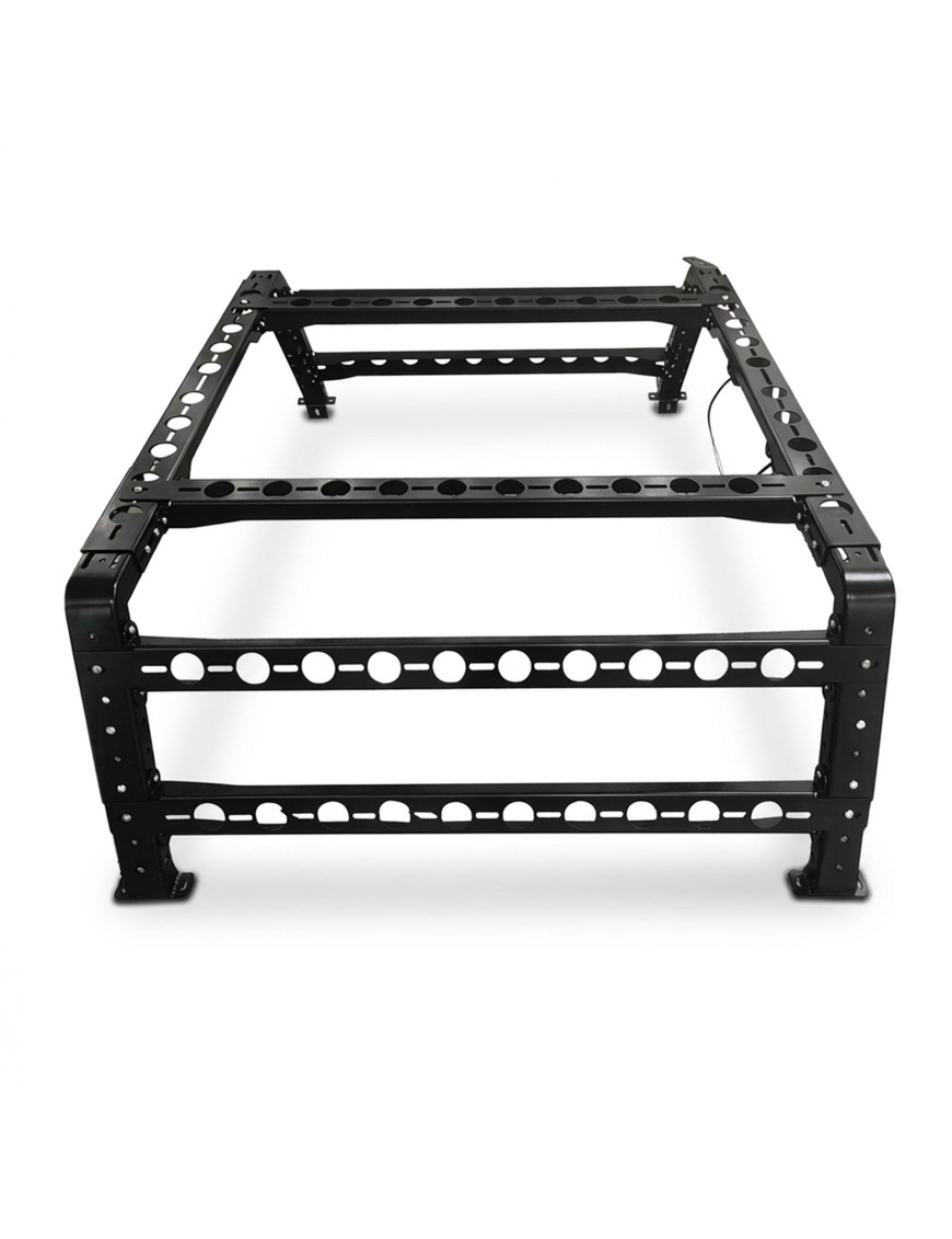Bed Rack Wild Camp 130 cm z lampami LED – stelaż na pakę pickupa - ujęcie 2