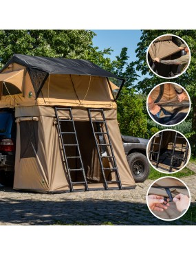 Przedsionek namiotu dachowego Wild Camp Ohio 220 Military