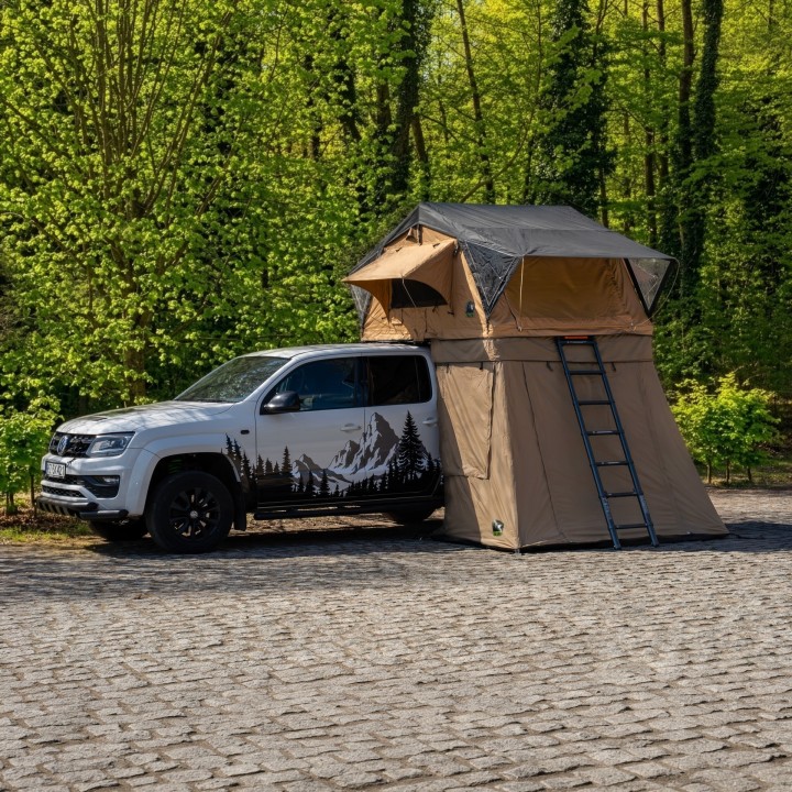 Przedsionek namiotu dachowego Wild Camp Ohio 180 Military - ujęcie 10