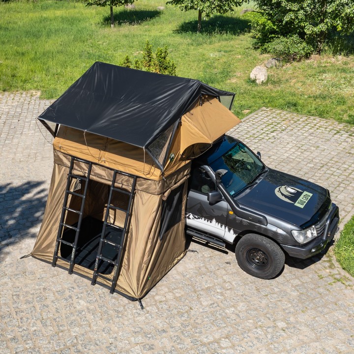Przedsionek namiotu dachowego Wild Camp Ohio 220 Military - ujęcie 10