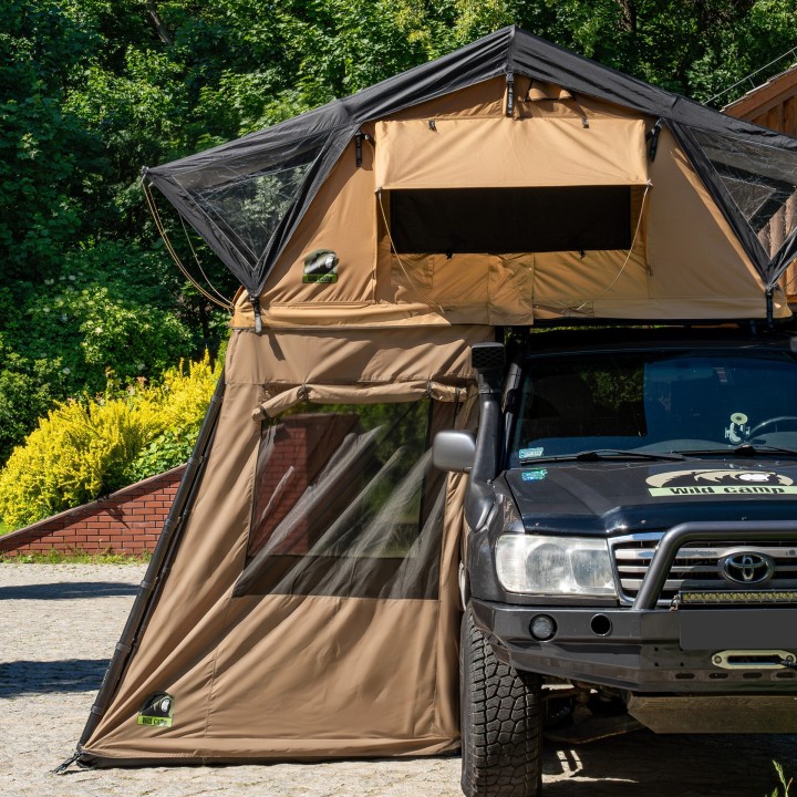 Przedsionek namiotu dachowego Wild Camp Ohio 220 Military - ujęcie 11