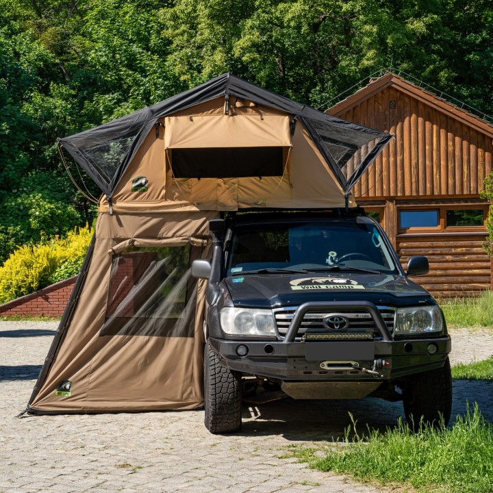 Przedsionek namiotu dachowego Wild Camp Ohio 220 Military - ujęcie 12