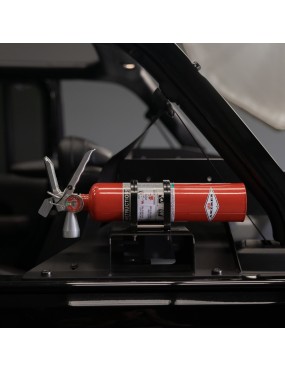 Mocowanie gaśnicy TEK208 z aluminium 6061 – czarny