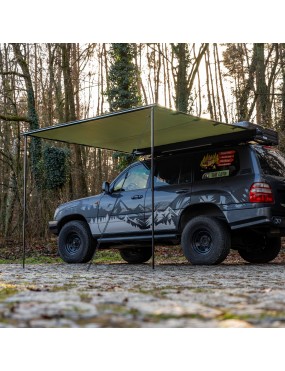 Markiza samochodowa Wild Camp 2x2,5 m zielona na bagażnik dachowy - ujęcie 24