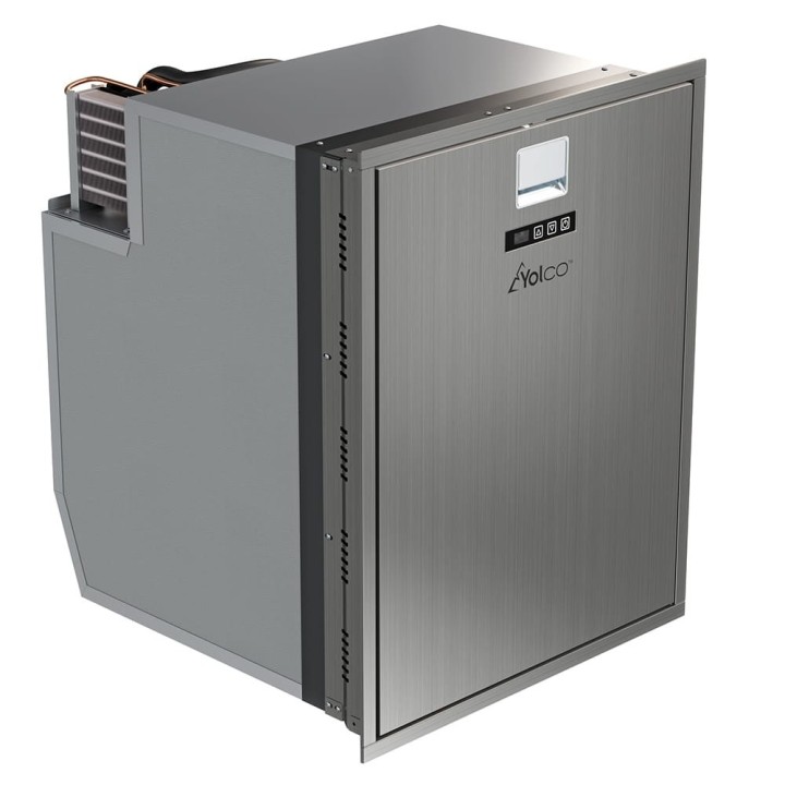 Lodówka kompresorowa do zabudowy Yolco QL90 Silver 85 l 12/24V