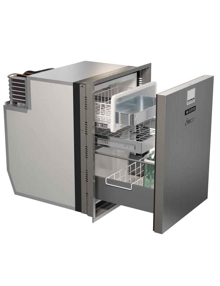 Lodówka kompresorowa do zabudowy Yolco QL90 Silver 85 l 12/24V