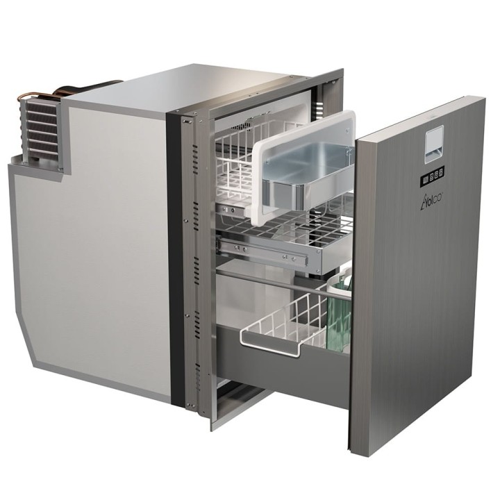 Lodówka kompresorowa do zabudowy Yolco QL90 Silver 85 l 12/24V - ujęcie 3