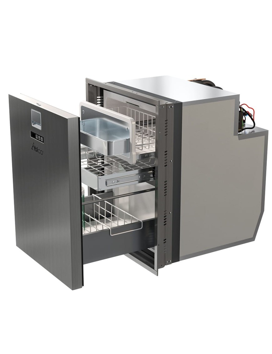 Lodówka kompresorowa do zabudowy Yolco QL90 Silver 85 l 12/24V