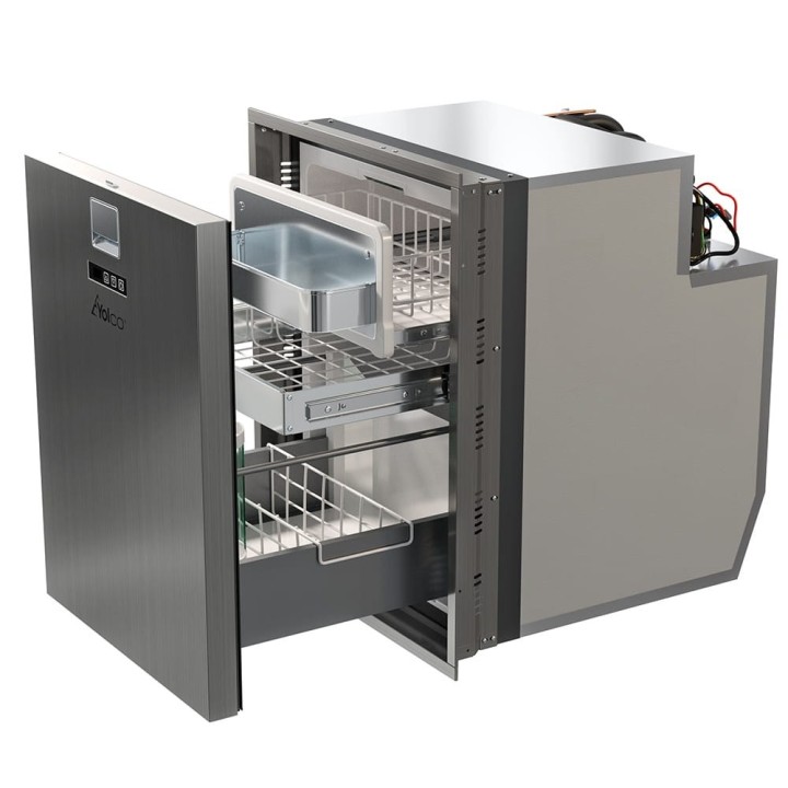 Lodówka kompresorowa do zabudowy Yolco QL90 Silver 85 l 12/24V - ujęcie 4
