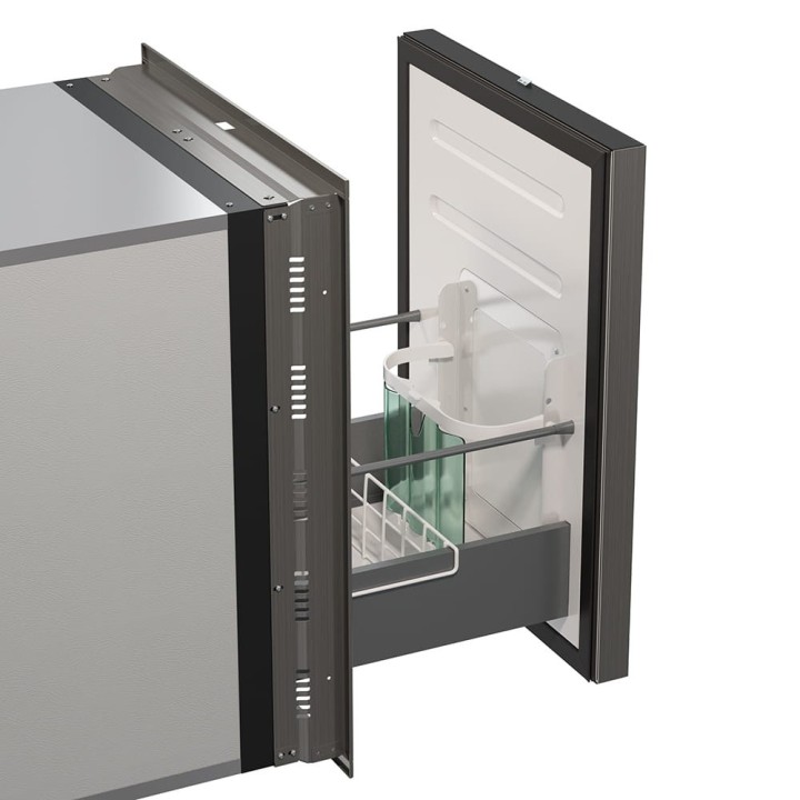 Lodówka kompresorowa do zabudowy Yolco QL90 Silver 85 l 12/24V - ujęcie 5