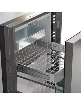 Lodówka kompresorowa do zabudowy Yolco QL90 Silver 85 l 12/24V