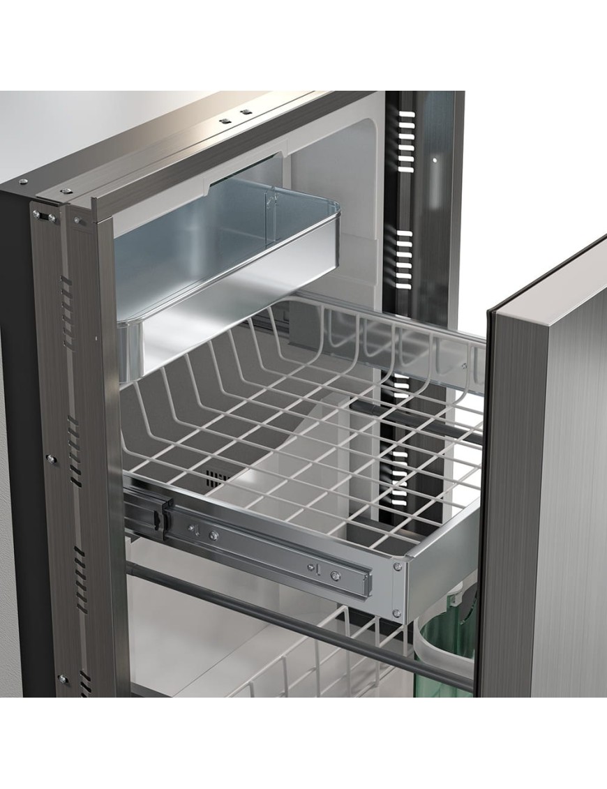 Lodówka kompresorowa do zabudowy Yolco QL90 Silver 85 l 12/24V