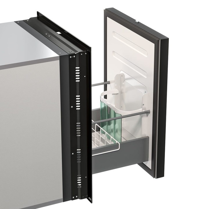 Lodówka kompresorowa do zabudowy Yolco QL90 Black 85 l 12/24V - ujęcie 10