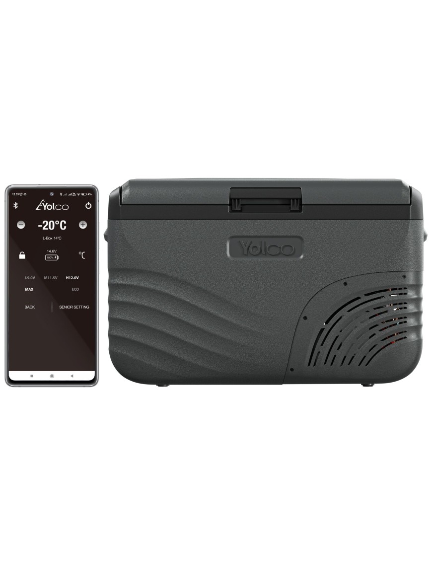 Przenośna lodówka kompresorowa Yolco NX30 Carbon 28 l